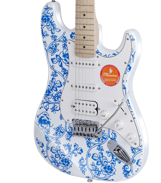 Strat-style electric guitar | SSH Pickups