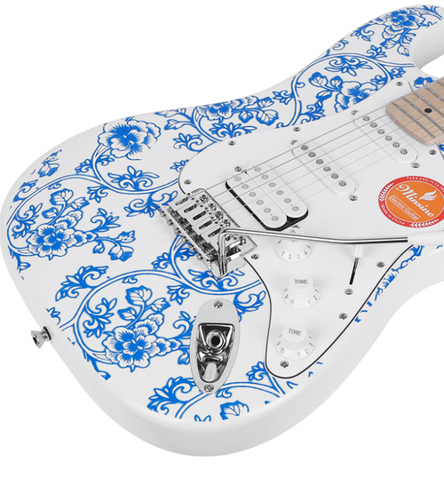 Strat-style electric guitar | SSH Pickups