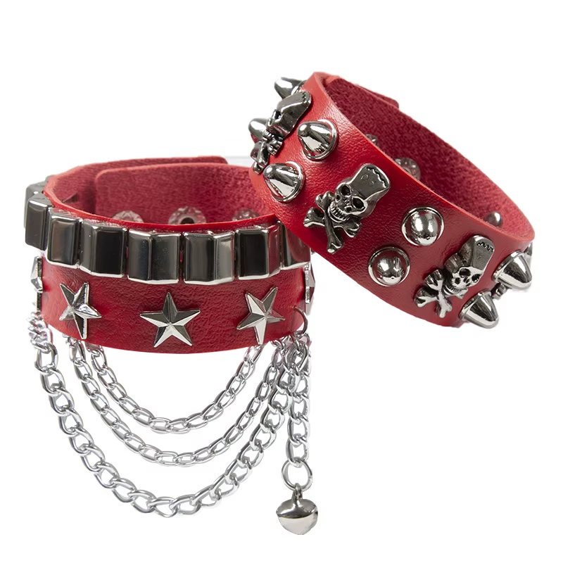 Leather Bracelet Punk Bracelet