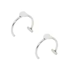 Stainless Steel Punk Clip on Fake Piercing
