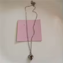 Aesthetic Heart Locket Pendant