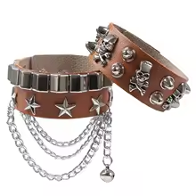 Leather Bracelet Punk Bracelet
