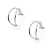 Stainless Steel Punk Clip on Fake Piercing