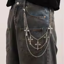 Punk Metal Pants Chain