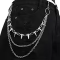 Punk Street Spike Rivet Metal Chain